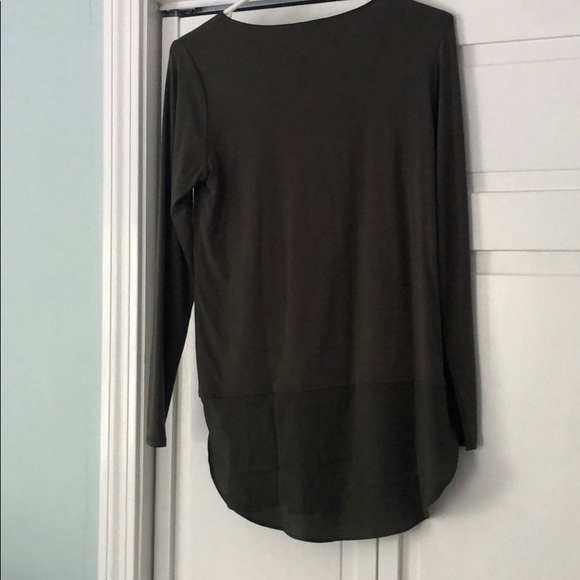 NWT Ann Taylor hunter green top - Picture 3 of 5